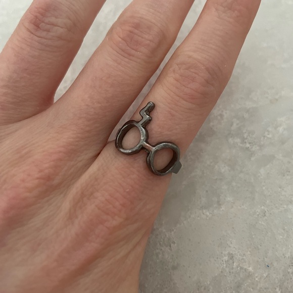 Jewelry - FREE Harry Potter Glasses and Lightning Bolt Adjustable Ring
